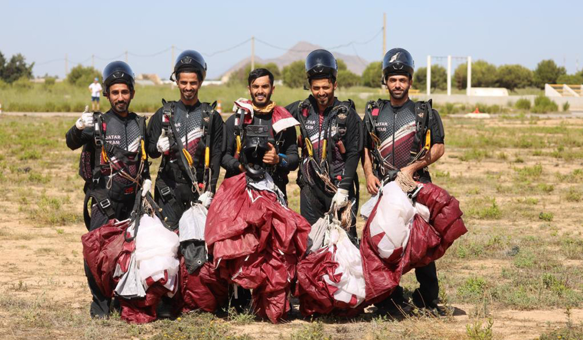 Qatar Parachute Jump Team Win Gold Medal in CISM World Military Championship